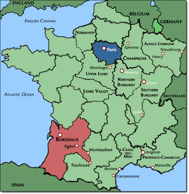 Bordeaux to Paris